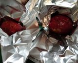 A picture of step 1 of Baked Sweet Potato, Roasted Garlic & Mixed Vegetables.
