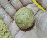 A picture of step 3 of Poushtik laddu.