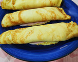 Foto del paso 5 de la receta: Crêpes rellenos de jamón york, mortadela y queso