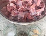 A picture of step 1 of Caribbean Oxtail Stew.