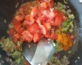 A picture of step 2 of Cluster beans- Ridge gourd Masala.