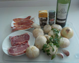 Foto del paso 1 de la receta: Chuletas de cerdo con crema de champiñones