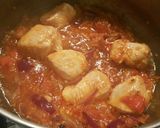 A picture of step 12 of Chicken spinach Curry 🍗🌿🍜.
