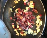 Foto del paso 6 de la receta: Gírgolas salteadas con jamón