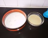 A picture of step 1 of Ice cream cake.