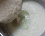 A picture of step 4 of Taro root mor kuzhambu.
