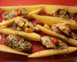 Foto del paso 5 de la receta: Alitas de pollo, con gajos y patatas al horno, en salsa de mostaza