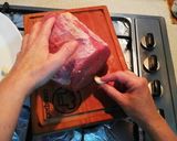 Foto del paso 1 de la receta: Carne mechada a la chilena