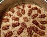 A picture of step 7 of Pecan cinnamon toffee cake.