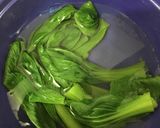 Foto langkah ke 3 dari resep MP-ASI 7m Bubur beras merah,hati ayam dan baby bok choy.