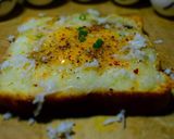 A picture of step 5 of Chessy Baked Egg Toast.