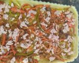 Une image de l'étape 3 de Tarte au poivron et au thon.