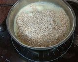 A picture of step 2 of Pumpkin Amaranth kheer.