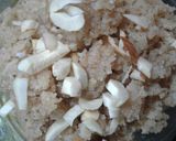 A picture of step 6 of Sooji Halwa.