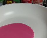 Gambar langkah 3 resipi Rose laici mille crepe cake.