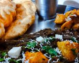 A picture of step 14 of Chole bhature.