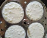A picture of step 1 of Sabudana rava idli.