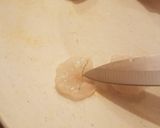 A picture of step 2 of Aguachiles seafood.