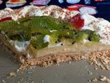 Tarta de crema y kiwi 🥝 para el calendario