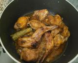 Foto del paso 4 de la receta: Conejo con rossinyols (rebozuelos)cocinado a mi manera. Una delicia