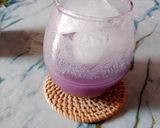 Foto langkah ke 4 dari resep Es kopi dalgona ubi ungu.