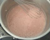 Une image de l'étape 1 de Crème à la fraise.
