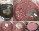 A picture of step 4 of Ragi Beetroot Dhokla.