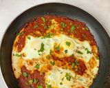 A picture of step 7 of Shakshuka.