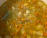 A picture of step 3 of Parsnip, Carrot and Tarragon Soup.