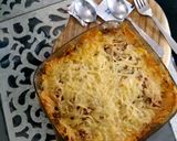 A picture of step 8 of Baked cheese pav.