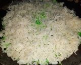 A picture of step 6 of Soyabean biryani.