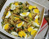 A picture of step 5 of Stir Fried Rice with Smoked Mackerel.