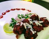 A picture of step 12 of Cabbage manchurian.
