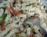 A picture of step 3 of White sauce pasta.