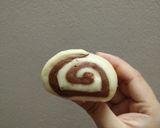 Hình bước làm 7 của món Bánh bao chay cuộn - vị sữa cacao