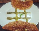 A picture of step 6 of Rava Sooji Chilla.