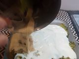 Brócoli con salsa Bechamel y muzzarella gratinado
