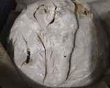Foto langkah ke 5 dari resep Country Loaf Sourdough Bunga Telang.