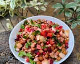A picture of step 3 of Kala chana chaat.