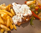 A picture of step 3 of Tuscan Chicken Steak.