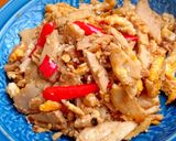 รูปขั้นตอนการทำที่ 2 ของ หน่อไม้จีนผัดไข่(มังสวิรัติ)