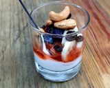 Hình bước làm 5 của món MIX YOGURT - SIRO DÂU - TRÁI CÂY ❤