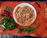 A picture of step 7 of Dhaba style dal palak.