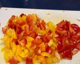 A picture of step 3 of Stuffed Bell Peppers (Vegetarian).