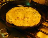 A picture of step 3 of Flavorful nutritious Keerai (Greens) Adai.