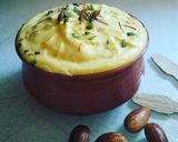 A picture of step 5 of Kesar-Pista Shrikhand.