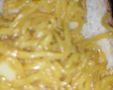 A picture of step 1 of Maggi sandwich.