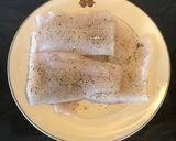 Fogasfilé mustáros-petrezselymes bundában recept fázis 2 fotója