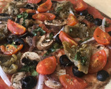 Foto del paso 2 de la receta: Pizza de tortilla de trigo capricciosa y saludable