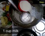 A picture of step 3 of Lauki Ka Halwa.